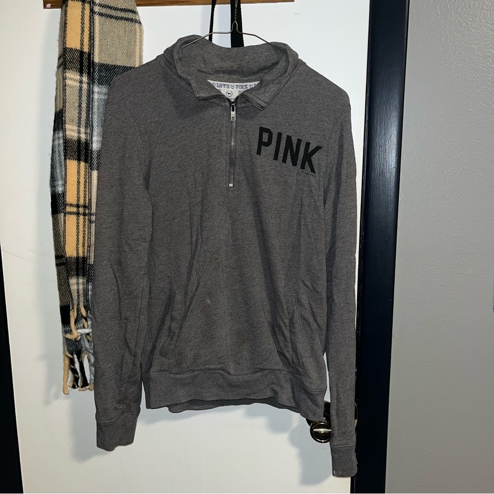 PINK VS quarter zip